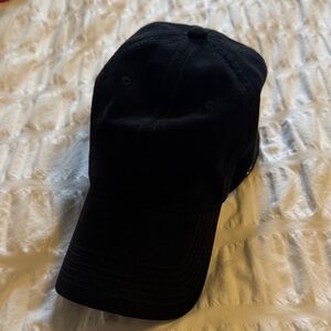 Calia Black Suede Baseball Cap